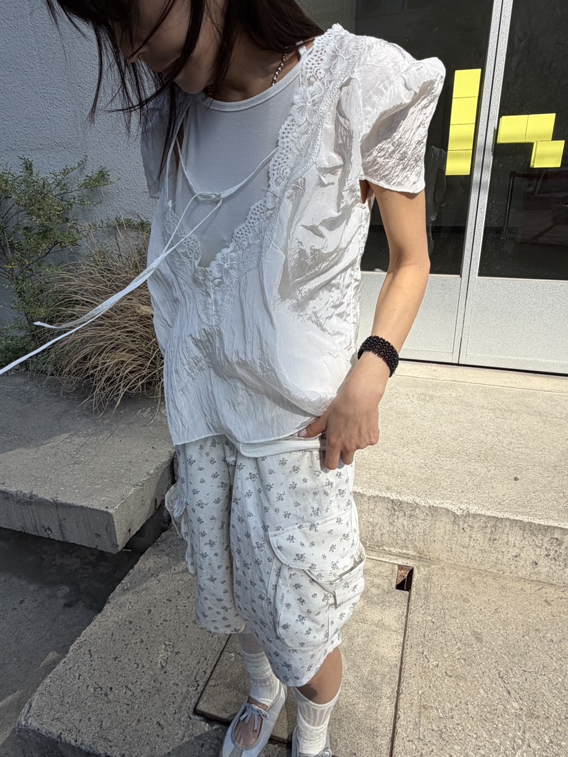 FRANC—L韓國直郵實拍女裝新款推薦熱賣26春夏襯衫蕾絲衫FRANC襯衫/蕾絲衫
