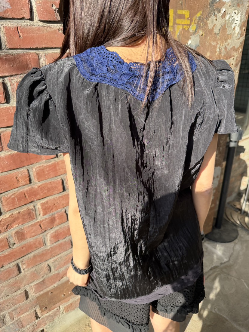 FRANC—L韓國直郵實拍女裝新款推薦熱賣26春夏襯衫蕾絲衫FRANC襯衫/蕾絲衫