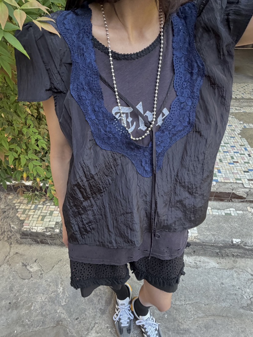 FRANC—L韓國直郵實拍女裝新款推薦熱賣26春夏襯衫蕾絲衫FRANC襯衫/蕾絲衫