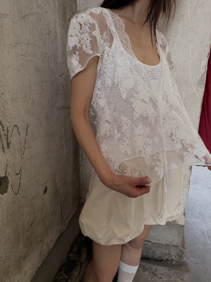FRANC—L韓國直郵實拍女裝新款推薦熱賣26春夏襯衫蕾絲衫FRANC襯衫/蕾絲衫