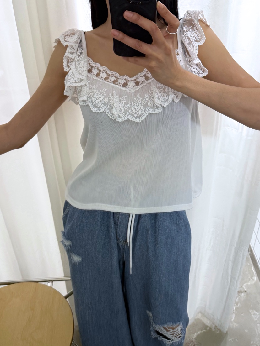 AB韓國直郵女裝新款熱賣26夏季時尚休閑26春夏職業吊帶背心AB吊帶/背心圖色1