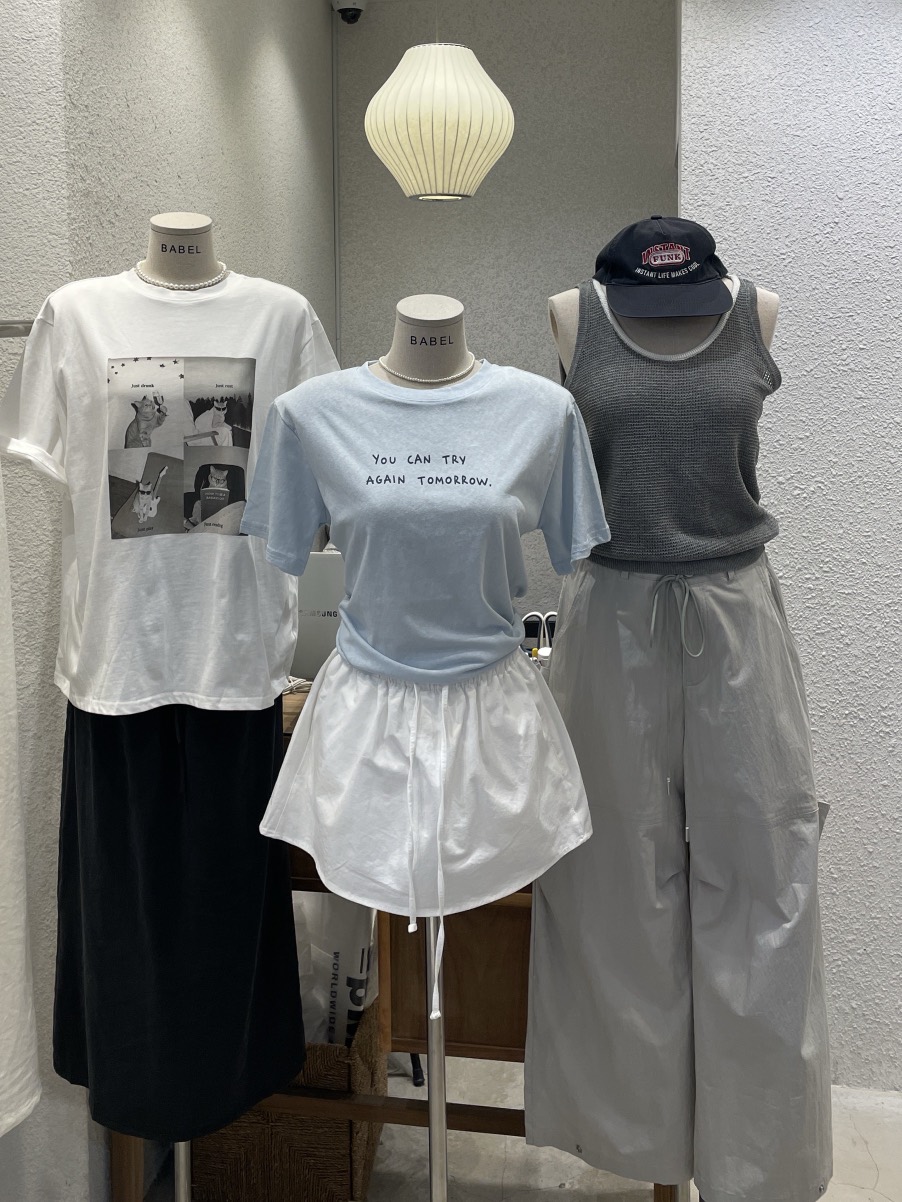 BABEL韓國直郵女裝新款26春夏推薦時尚職業熱賣人氣26夏季T恤BABELT恤