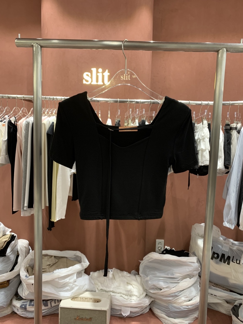 SLIT韓國直郵女士新品職業熱賣休閑時尚人氣推薦26夏季T恤SLITT恤圖色4