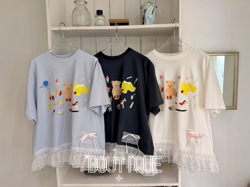 BOUTIQUE-L韓國直郵女裝新品推薦時尚職業休閑26夏季T恤BOUTIQUE-LT恤