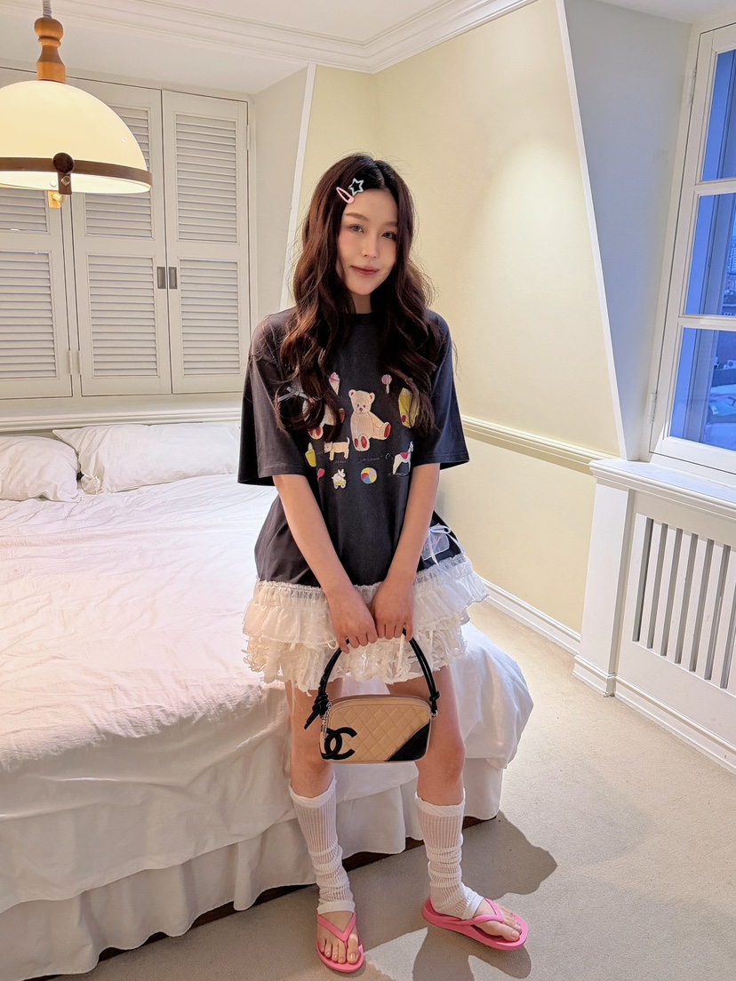 BOUTIQUE-L韓國直郵女裝新品推薦時尚職業休閑26夏季T恤BOUTIQUE-LT恤