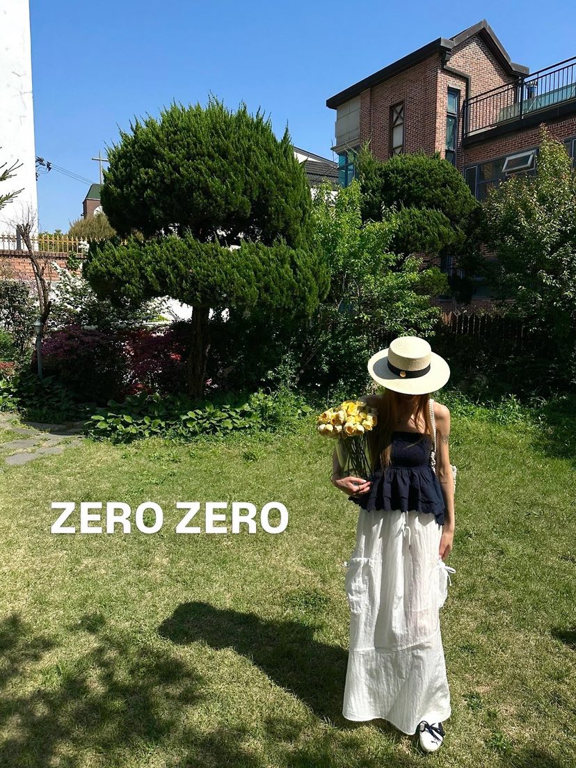 ZEROZERO韓國直郵女士新款人氣推薦26春夏職業時尚26夏季長裙ZEROZERO長裙圖色2