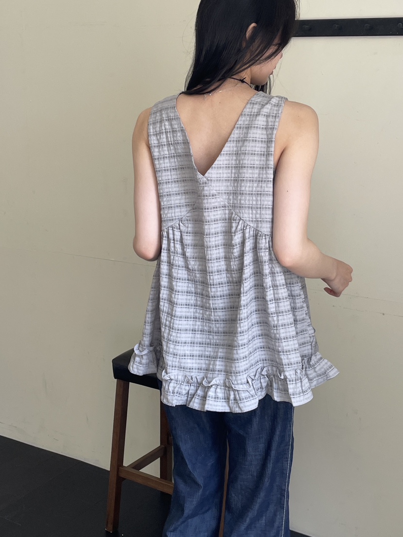 空韓國代購女士新品熱賣時尚人氣26夏季推薦26春夏吊帶背心空吊帶/背心
