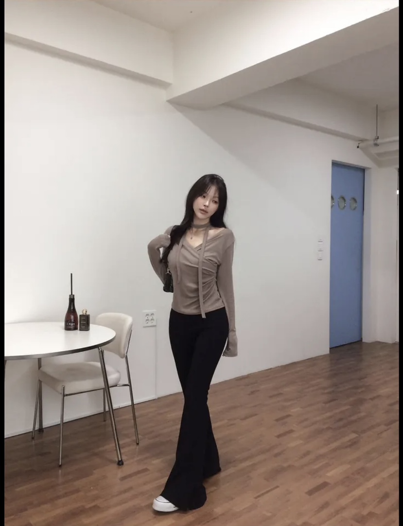 空韓國直郵女士新款休閑熱賣時尚推薦職業26春夏人氣休閑褲空休閑褲
