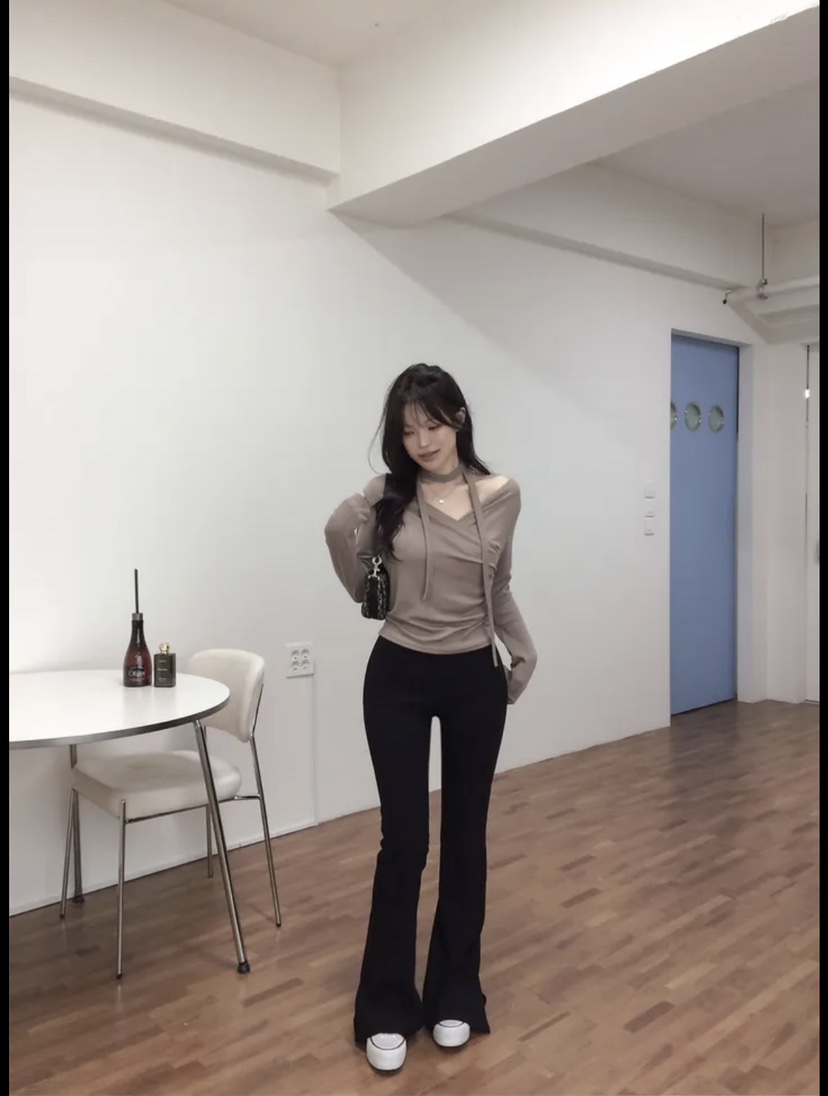 空韓國直郵女士新款休閑熱賣時尚推薦職業26春夏人氣休閑褲空休閑褲