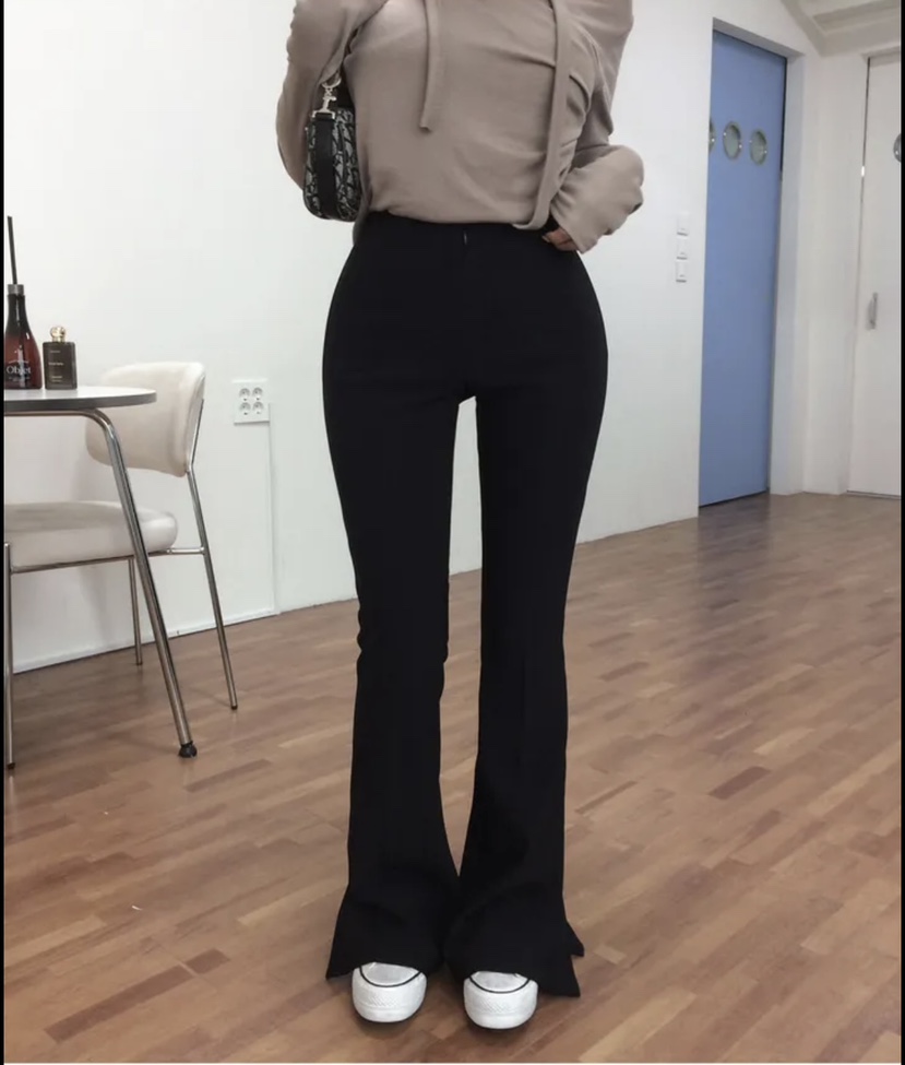 空韓國直郵女士新款休閑熱賣時尚推薦職業26春夏人氣休閑褲空休閑褲圖色1