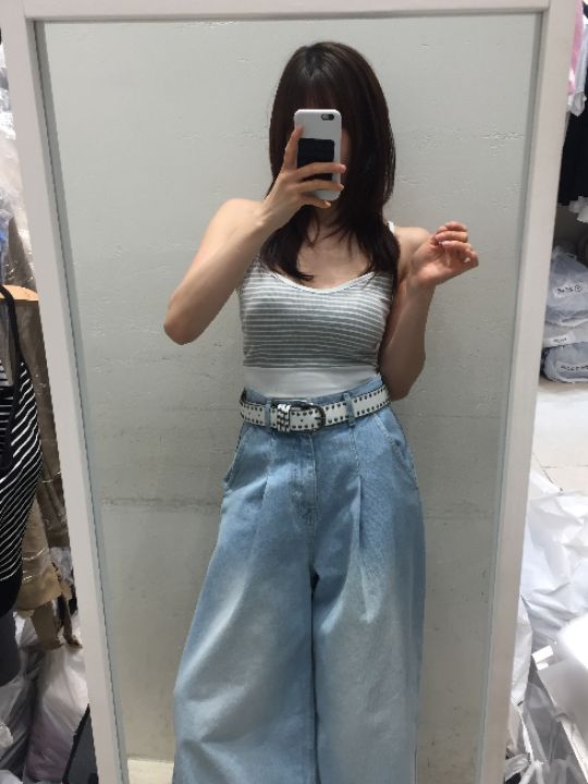 mars韓國直郵女裝新款26春夏時尚推薦人氣熱賣吊帶背心海軍mars吊帶/背心