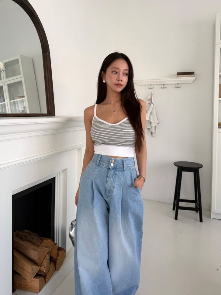 mars韓國直郵女裝新款26春夏時尚推薦人氣熱賣吊帶背心海軍mars吊帶/背心