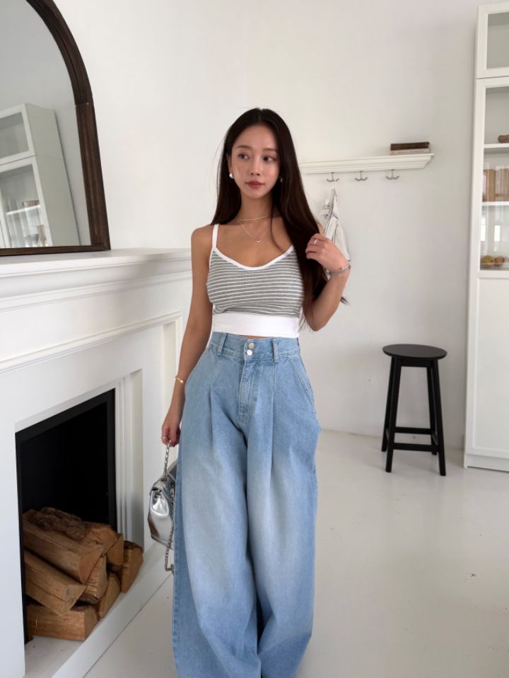 mars韓國直郵女裝新款26春夏時尚推薦人氣熱賣吊帶背心海軍mars吊帶/背心