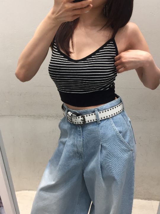 mars韓國直郵女裝新款26春夏時尚推薦人氣熱賣吊帶背心海軍mars吊帶/背心