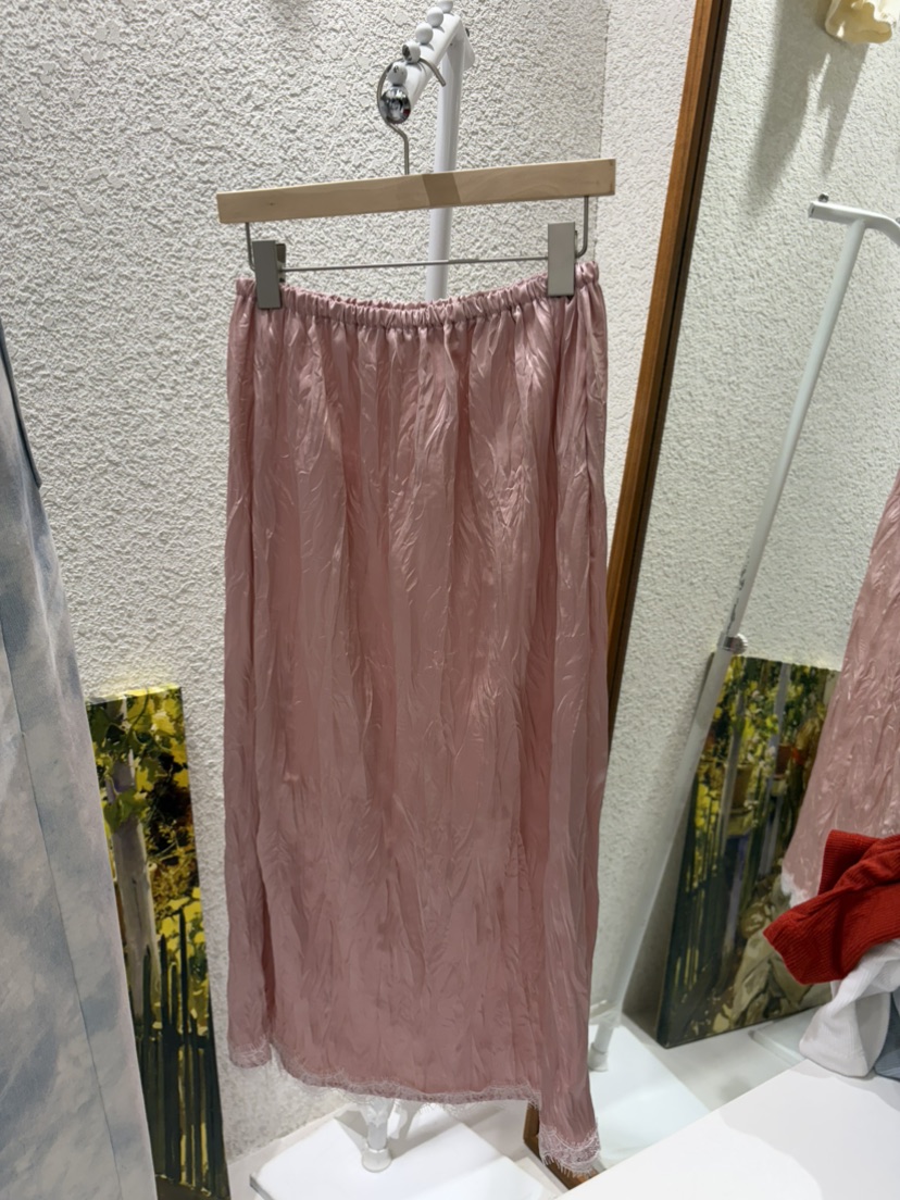 N BROWN韓國直郵女士新品人氣休閑時尚熱賣職業26春夏長裙緞N BROWN長裙