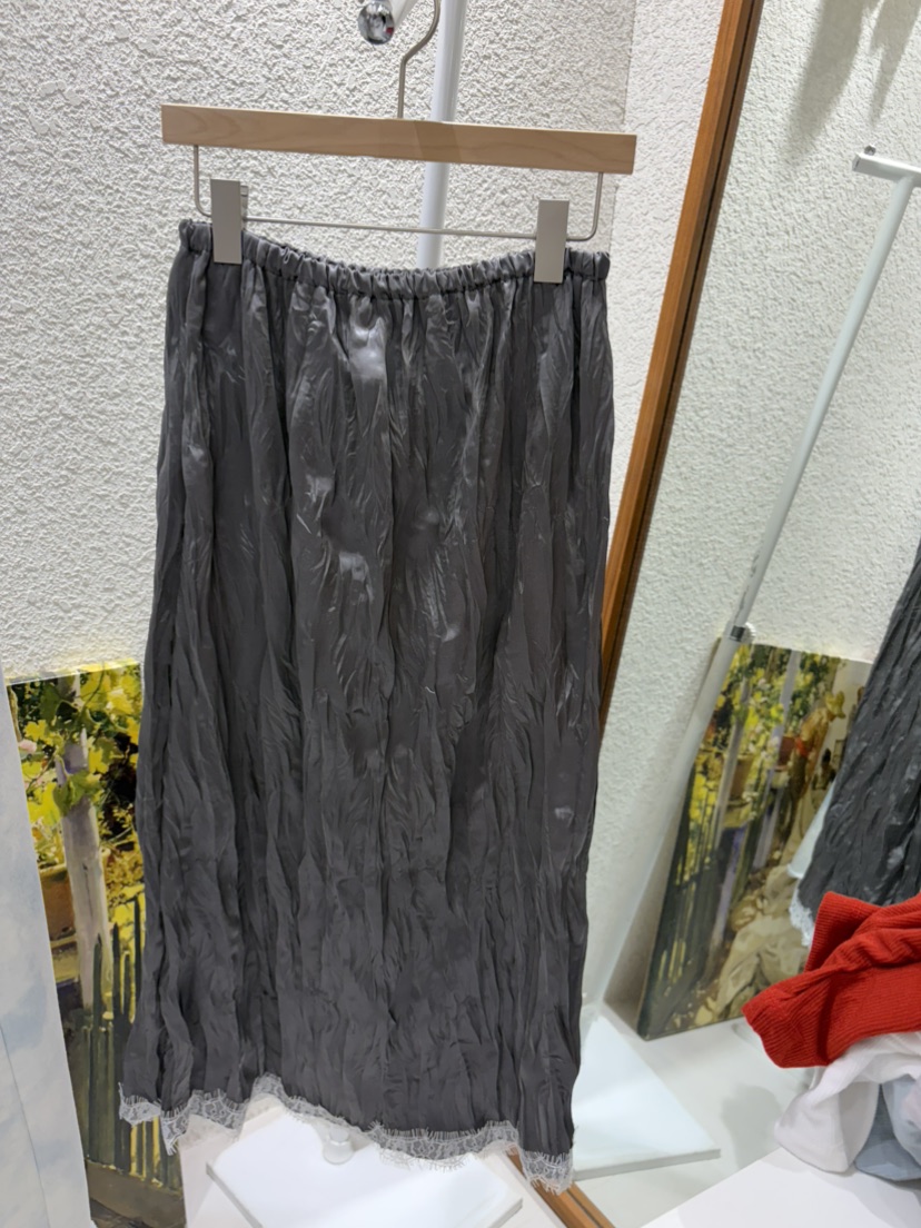 N BROWN韓國直郵女士新品人氣休閑時尚熱賣職業26春夏長裙緞N BROWN長裙圖色3