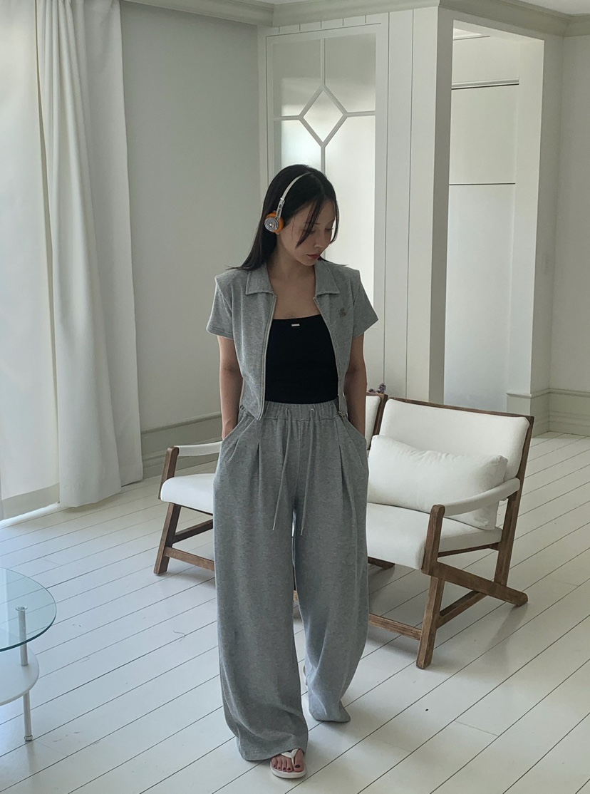 REVE CITE-L韓國直郵實拍女士新款休閑26夏季26春夏T恤拉鏈REVE CITE-LT恤