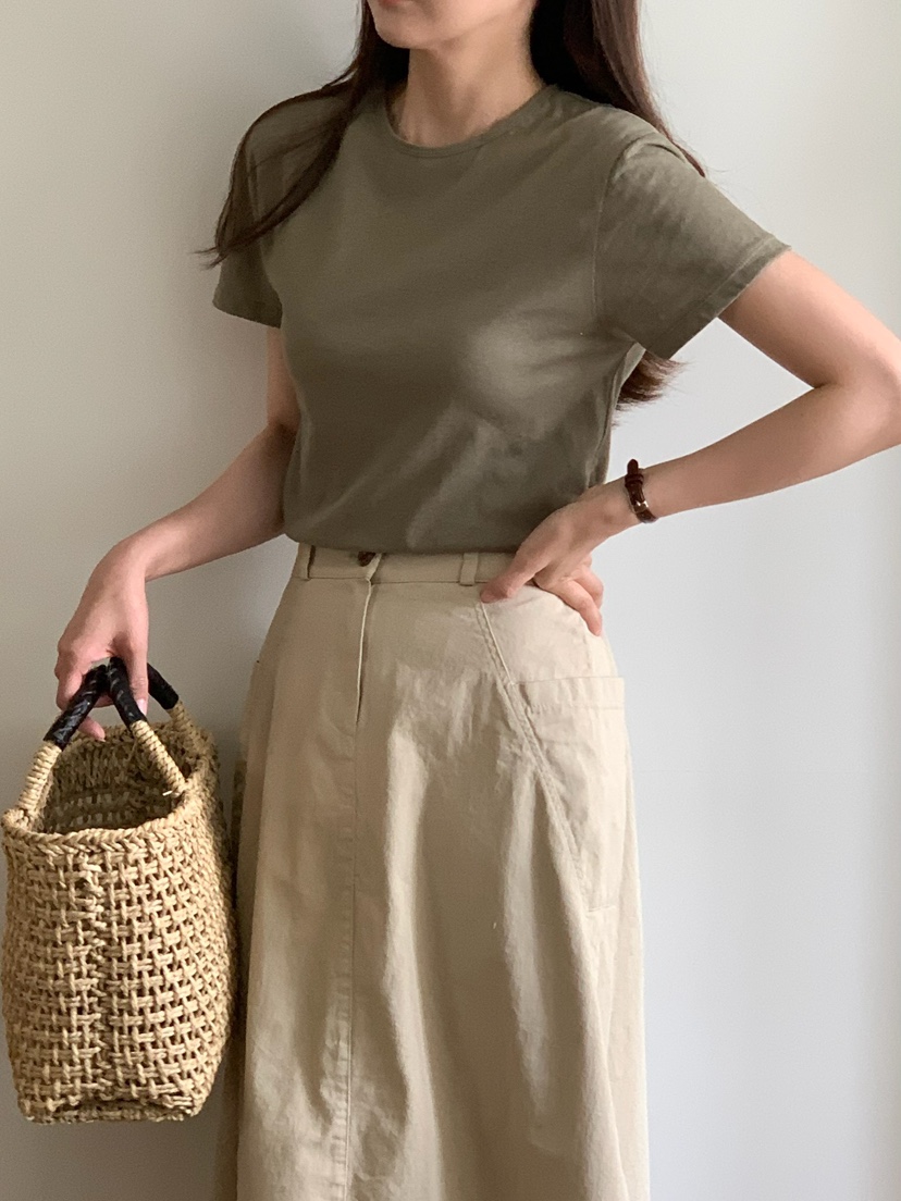 BLEECKER韓國直郵女裝新款26春夏26夏季推薦熱賣長裙口袋BLEECKER長裙