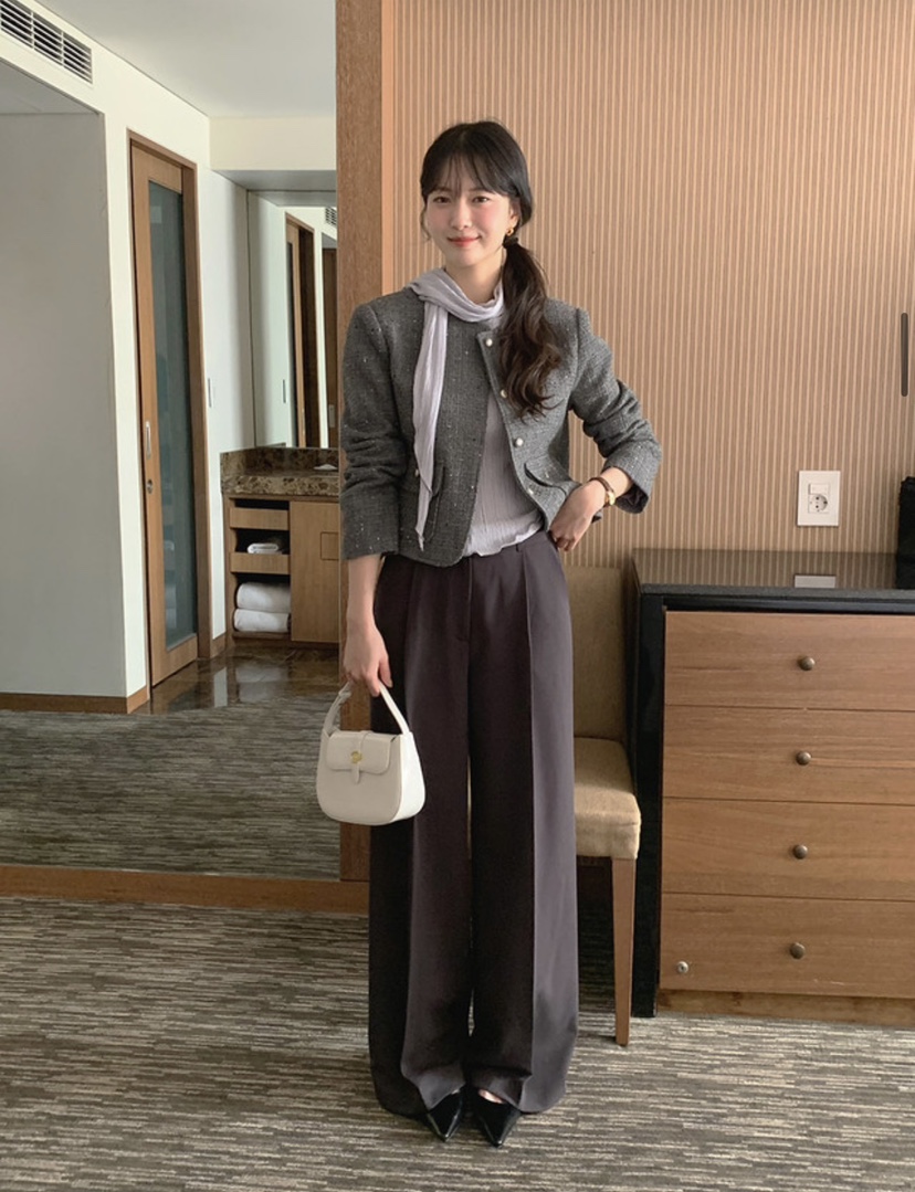 空韓國代購女裝新品休閑26夏季推薦熱賣職業時尚人氣休閑褲空休閑褲