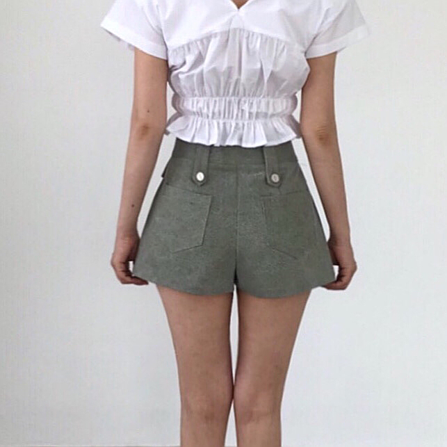2TWO MOON東大門實拍韓國女裝新品26夏季休閑推薦短褲口袋2TWO MOON短褲