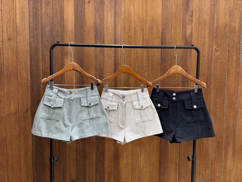 2TWO MOON東大門實拍韓國女裝新品26夏季休閑推薦短褲口袋2TWO MOON短褲
