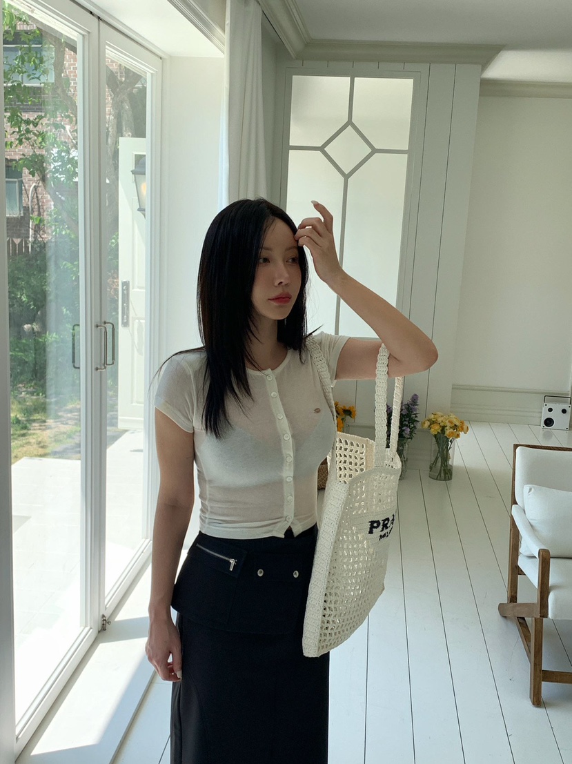 REVE CITE-L韓國東大門代購女士新款熱賣休閑T恤開衫紐扣REVE CITE-LT恤