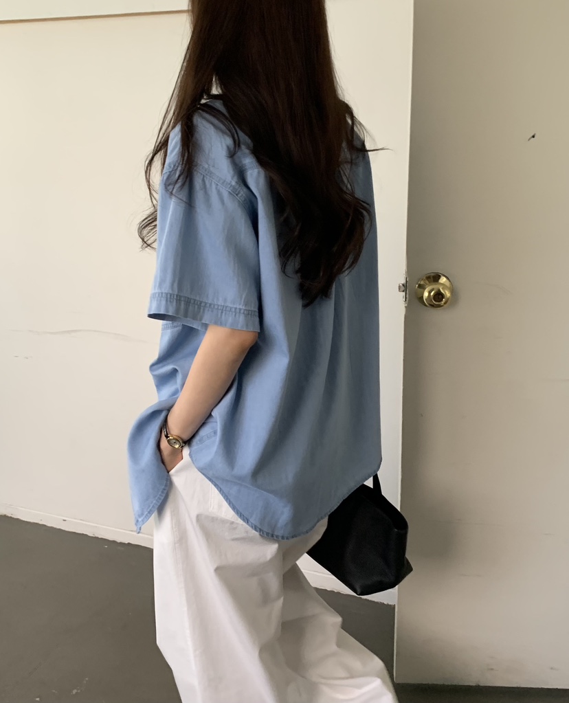 NOTICE韓國直郵實拍女士新款推薦熱賣時尚人氣襯衫蕾絲衫NOTICE襯衫/蕾絲衫