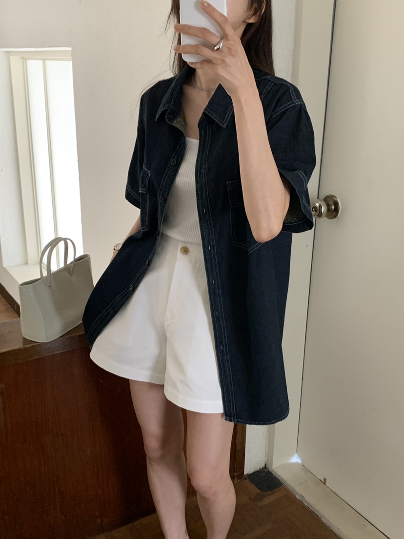 NOTICE韓國直郵實拍女士新款推薦熱賣時尚人氣襯衫蕾絲衫NOTICE襯衫/蕾絲衫