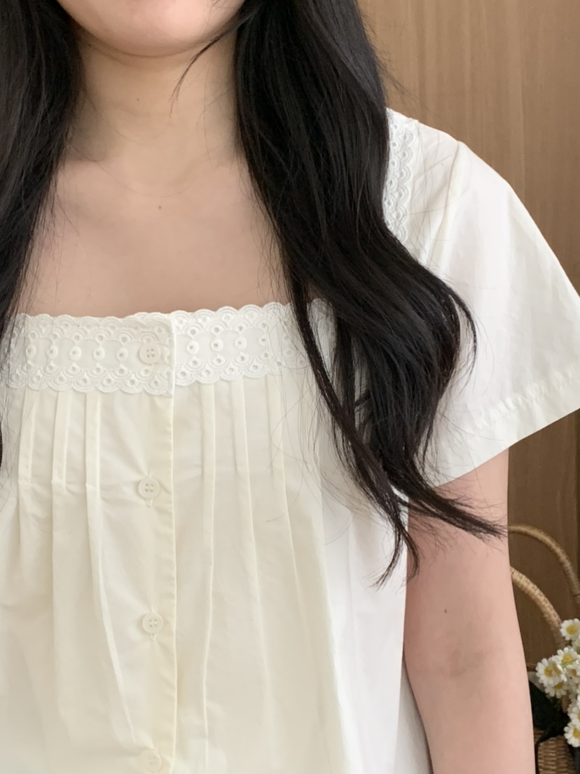 THX_VERY韓國東大門直郵女士新款26春夏26夏季襯衫蕾絲衫THX_VERY襯衫/蕾絲衫
