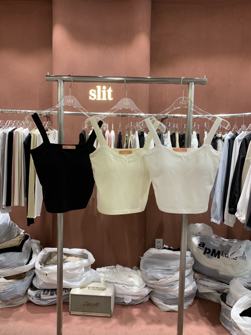 SLIT韓國直郵女士新品人氣休閑推薦26春夏26夏季吊帶背心SLIT吊帶/背心