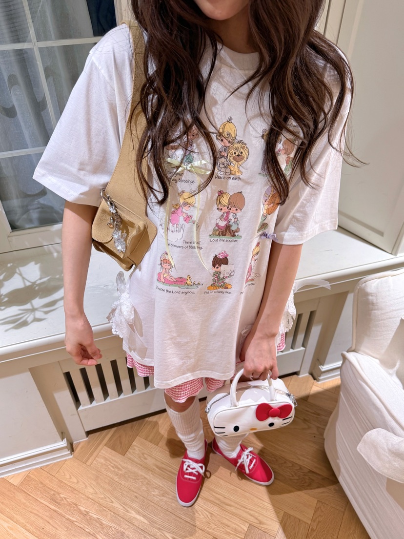 BOUTIQUE-L韓國東大門直郵女士新款推薦休閑26春夏26夏季T恤BOUTIQUE-LT恤