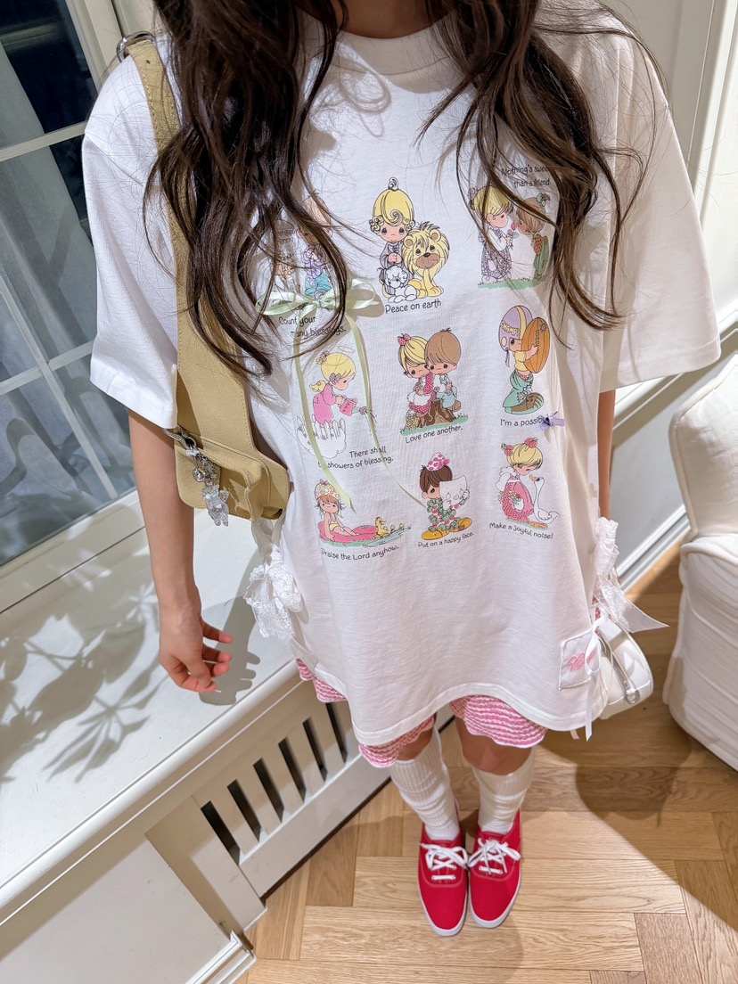 BOUTIQUE-L韓國東大門直郵女士新款推薦休閑26春夏26夏季T恤BOUTIQUE-LT恤