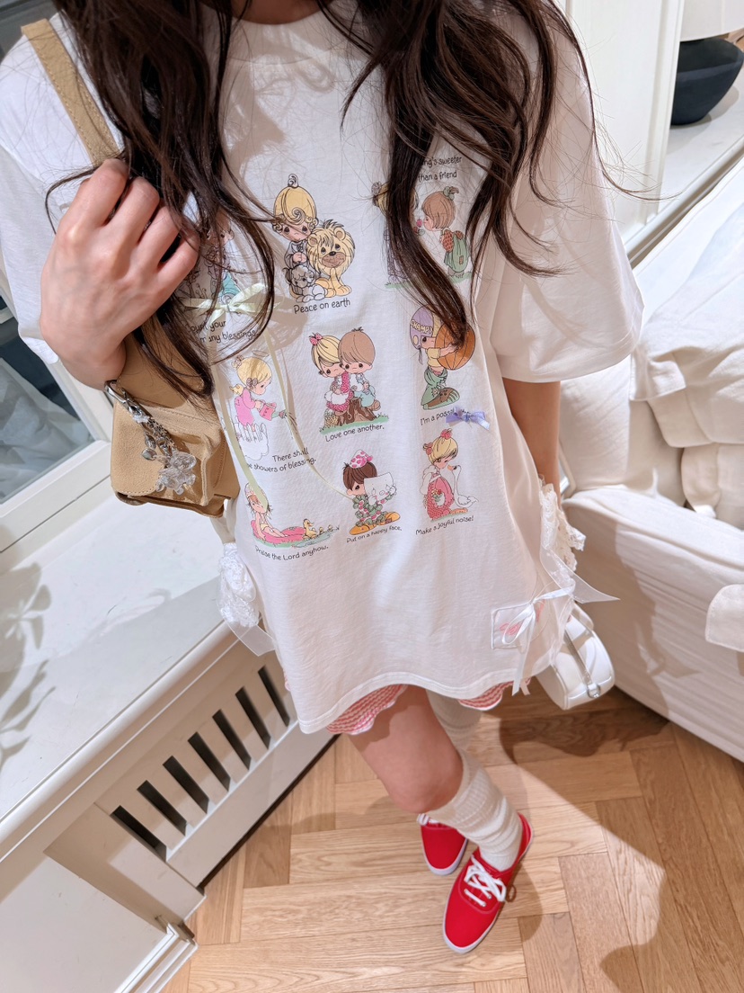 BOUTIQUE-L韓國東大門直郵女士新款推薦休閑26春夏26夏季T恤BOUTIQUE-LT恤