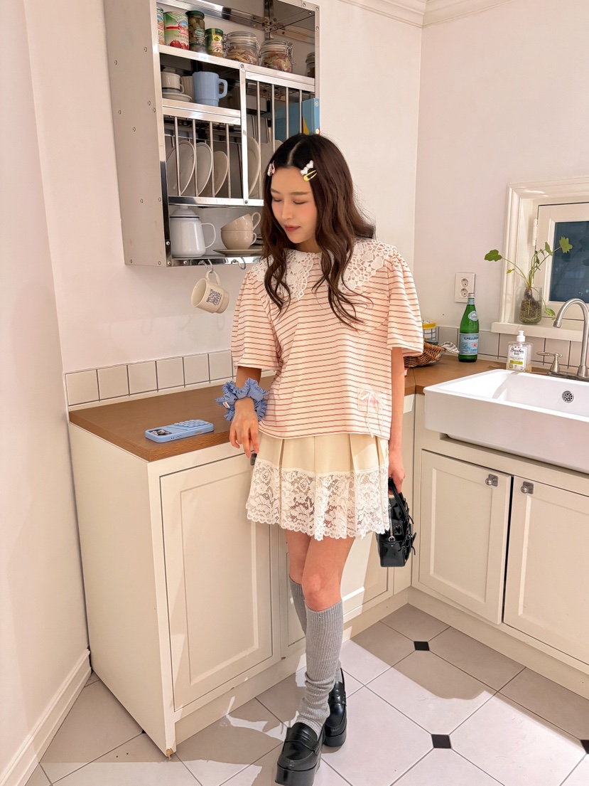 BOUTIQUE-L韓國直郵女裝新款職業熱賣時尚26夏季26春夏T恤BOUTIQUE-LT恤