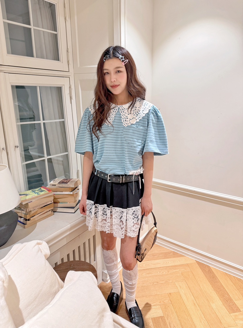 BOUTIQUE-L韓國直郵女裝新款職業熱賣時尚26夏季26春夏T恤BOUTIQUE-LT恤