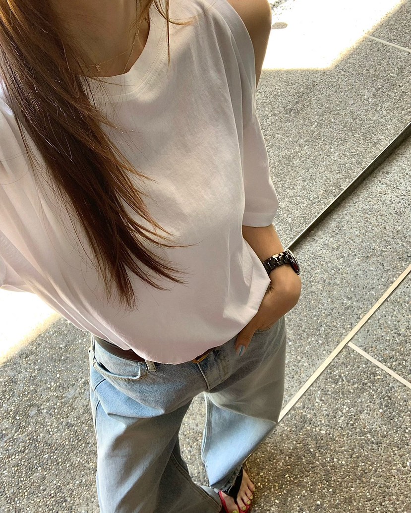 REVE CITE-L韓國東大門代購女裝新款職業推薦26夏季T恤REVE CITE-LT恤