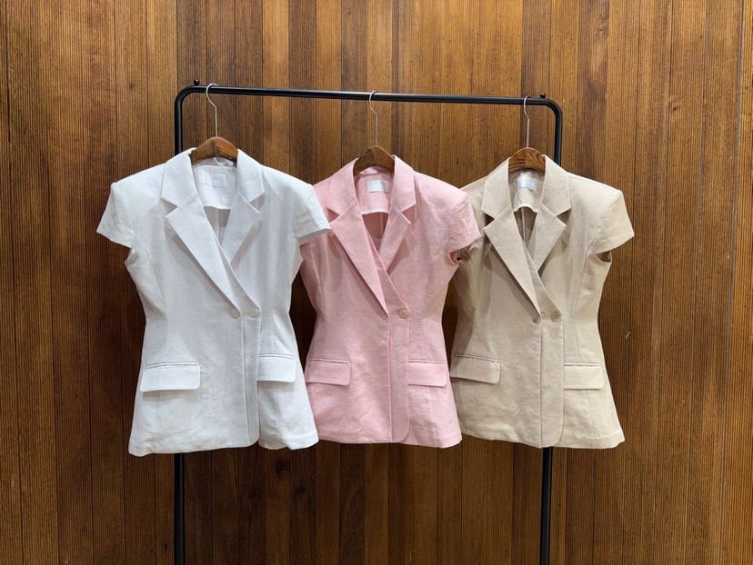 2TWO MOON韓國東大門直郵女士新品推薦休閑26夏季職業夾克2TWO MOON夾克