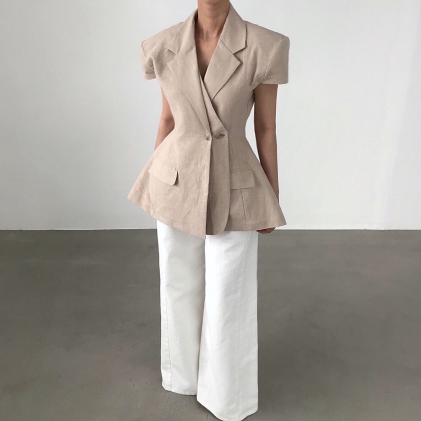 2TWO MOON韓國東大門直郵女士新品推薦休閑26夏季職業夾克2TWO MOON夾克圖色3