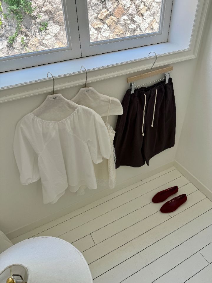 MARE韓國東大門直郵女士新品休閑26夏季襯衫蕾絲衫不含脖帶MARE襯衫/蕾絲衫