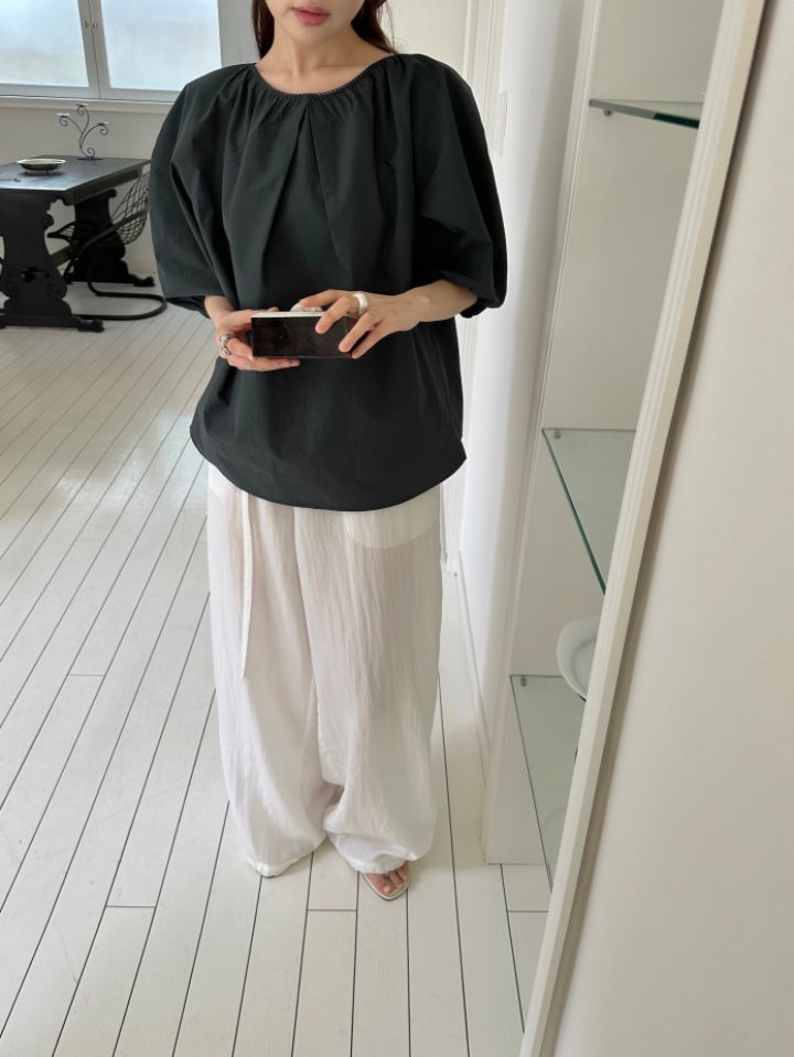 MARE韓國東大門直郵女士新品休閑26夏季襯衫蕾絲衫不含脖帶MARE襯衫/蕾絲衫