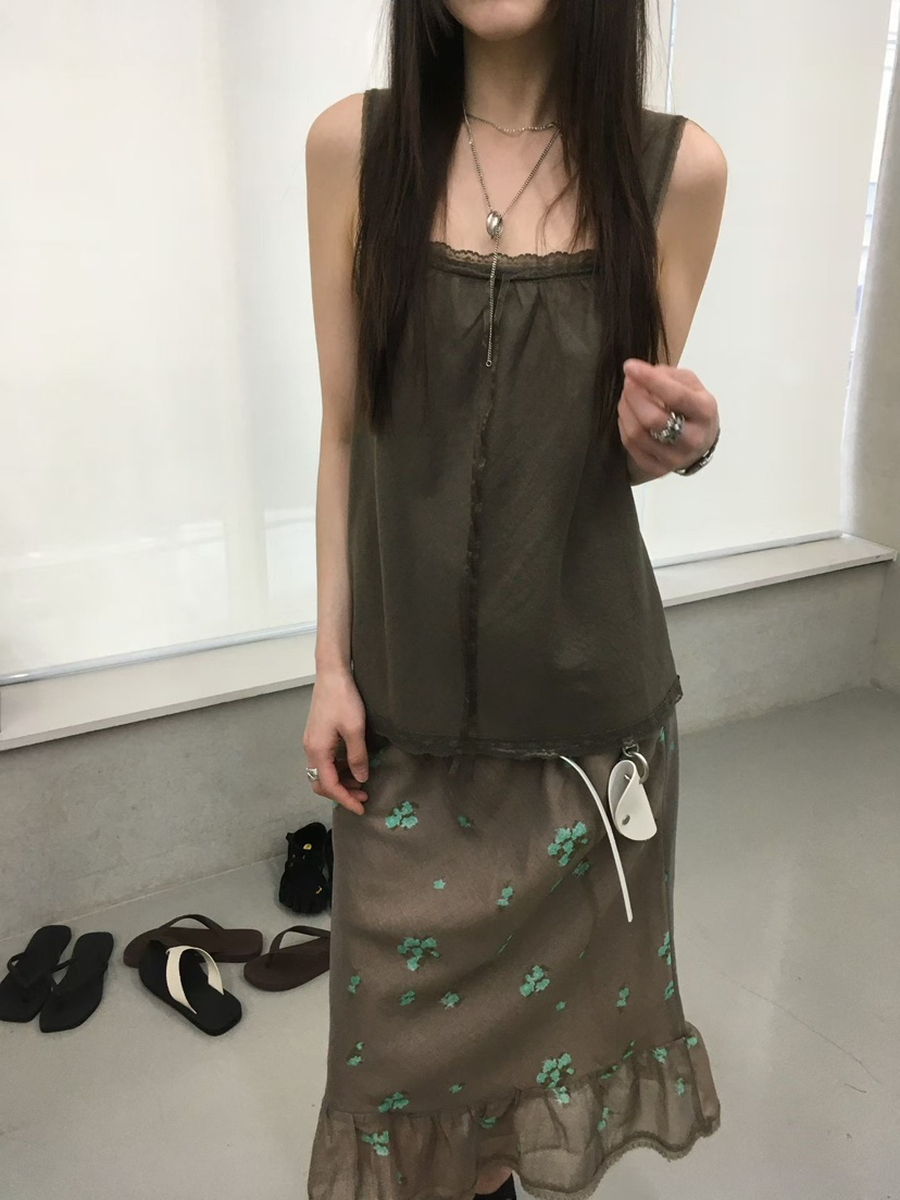 MINIMUZE韓國直郵女裝新品推薦熱賣人氣休閑時尚吊帶背心MINIMUZE吊帶/背心