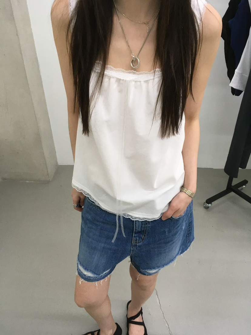 MINIMUZE韓國直郵女裝新品推薦熱賣人氣休閑時尚吊帶背心MINIMUZE吊帶/背心