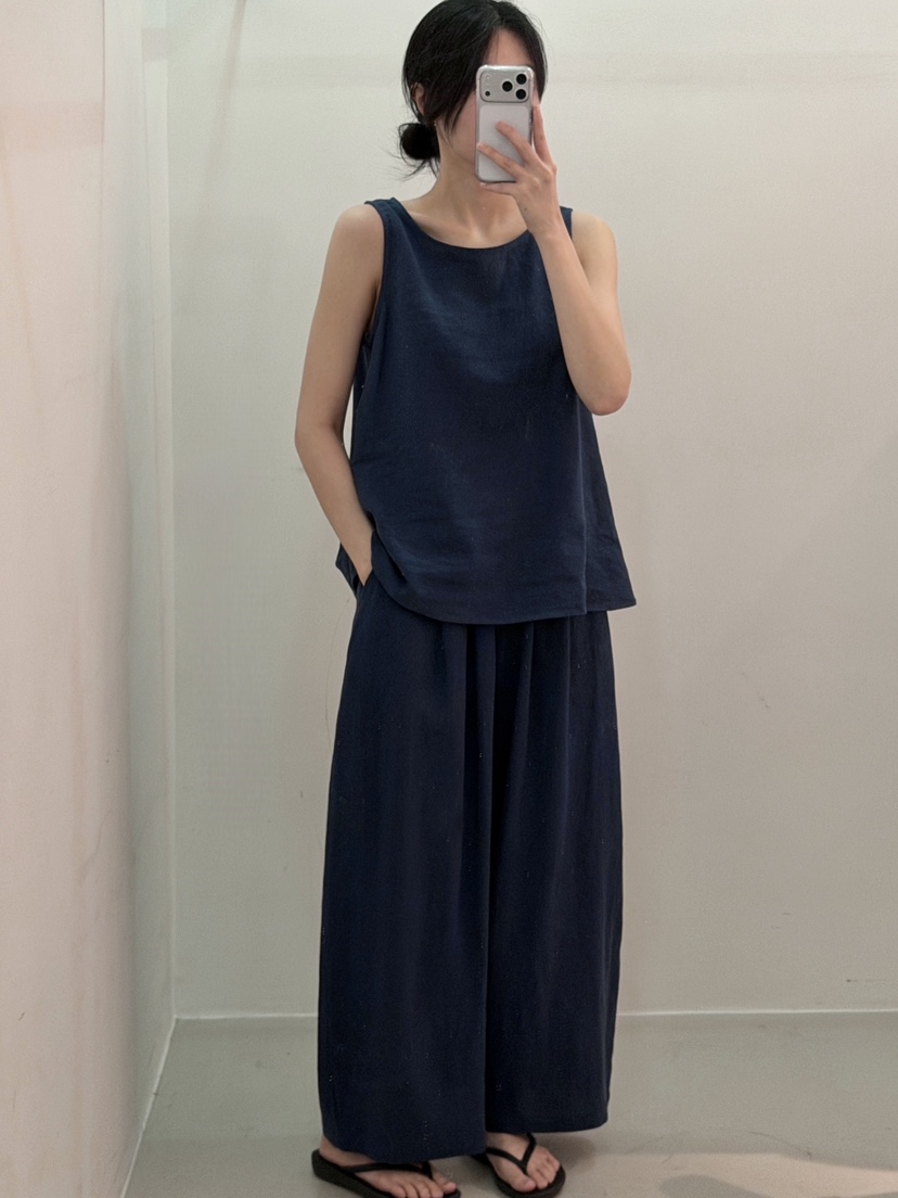 PEPPER-L韓國直郵女裝新品熱賣推薦人氣時尚吊帶背心亞麻PEPPER吊帶/背心圖色4