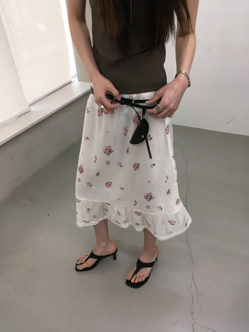 MINIMUZE東大門實拍韓國女士新款人氣推薦半身裙中短裙天絲MINIMUZE半身裙/中短裙