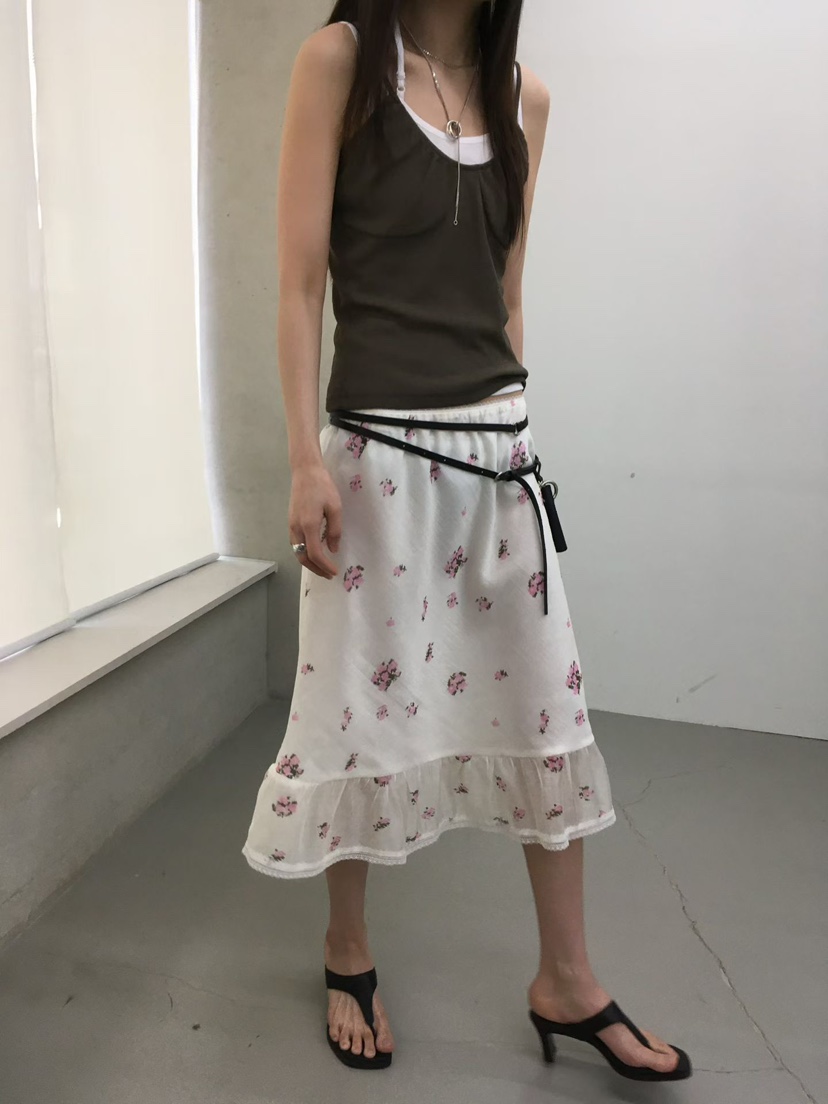 MINIMUZE東大門實拍韓國女士新款人氣推薦半身裙中短裙天絲MINIMUZE半身裙/中短裙