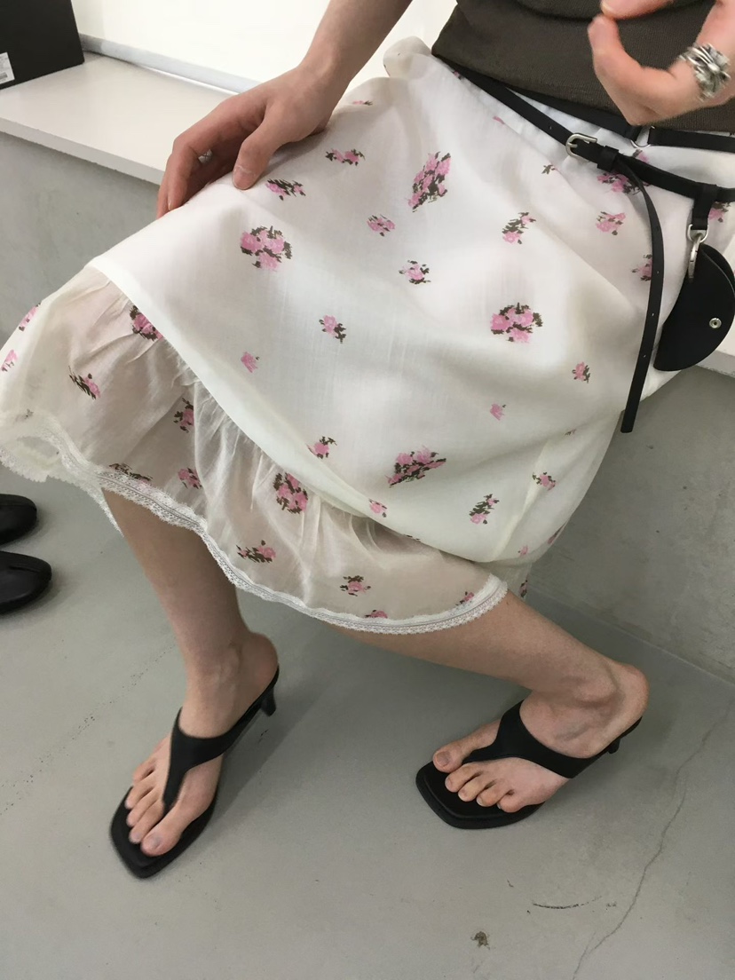 MINIMUZE東大門實拍韓國女士新款人氣推薦半身裙中短裙天絲MINIMUZE半身裙/中短裙