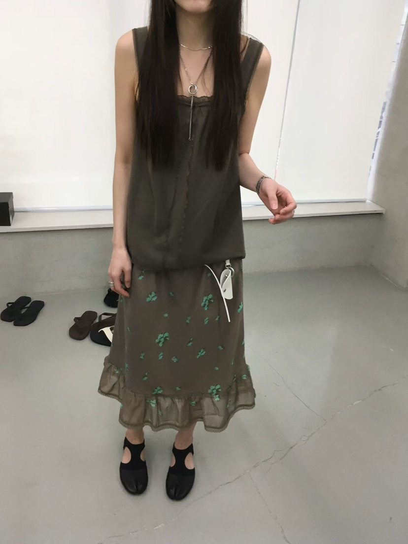 MINIMUZE東大門實拍韓國女士新款人氣推薦半身裙中短裙天絲MINIMUZE半身裙/中短裙