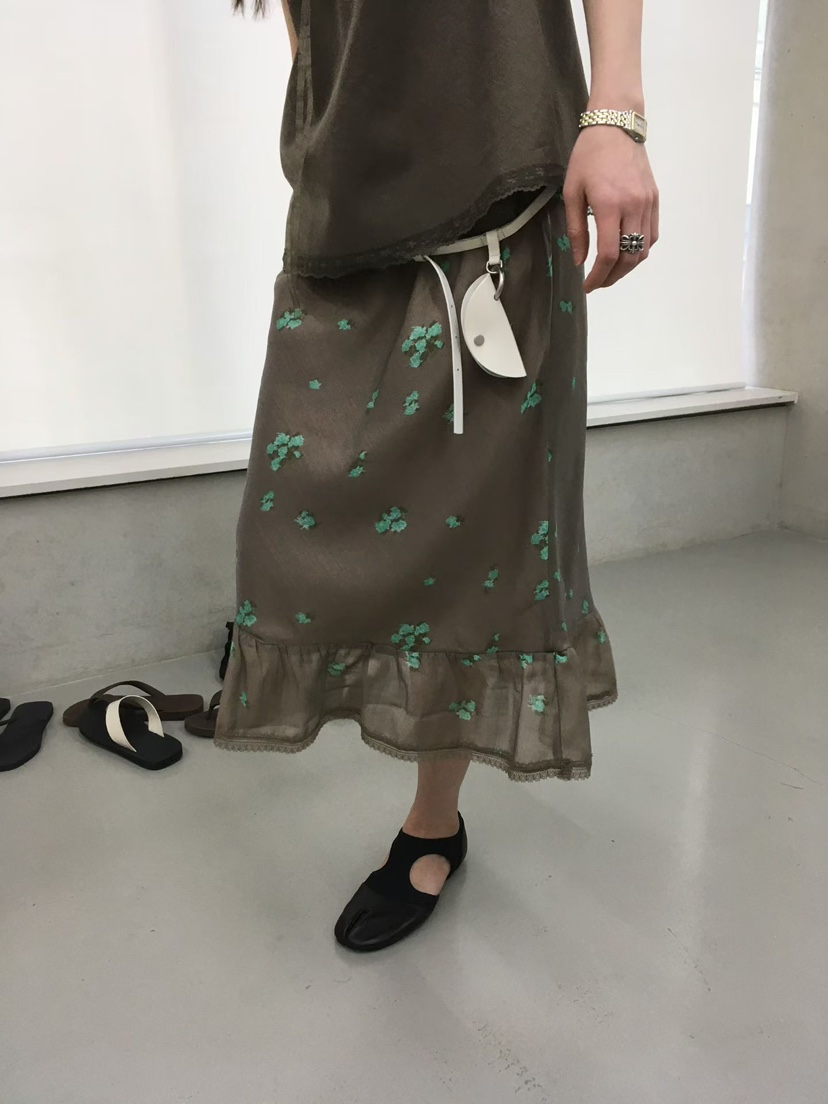 MINIMUZE東大門實拍韓國女士新款人氣推薦半身裙中短裙天絲MINIMUZE半身裙/中短裙