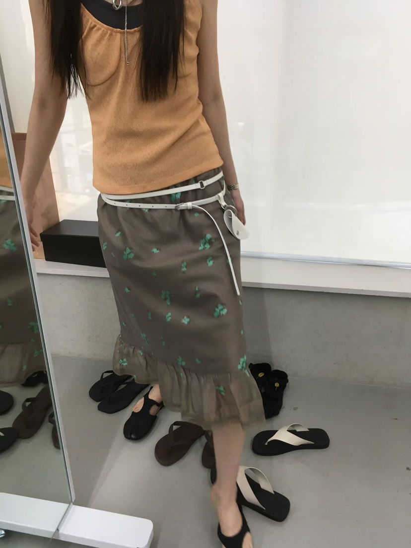 MINIMUZE東大門實拍韓國女士新款人氣推薦半身裙中短裙天絲MINIMUZE半身裙/中短裙