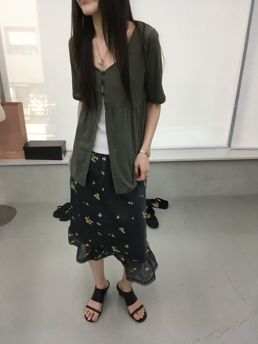 MINIMUZE東大門實拍韓國女士新款人氣推薦半身裙中短裙天絲MINIMUZE半身裙/中短裙